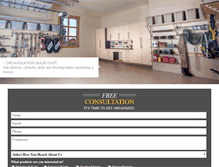 Tablet Screenshot of garagesolutionsrichmond.com